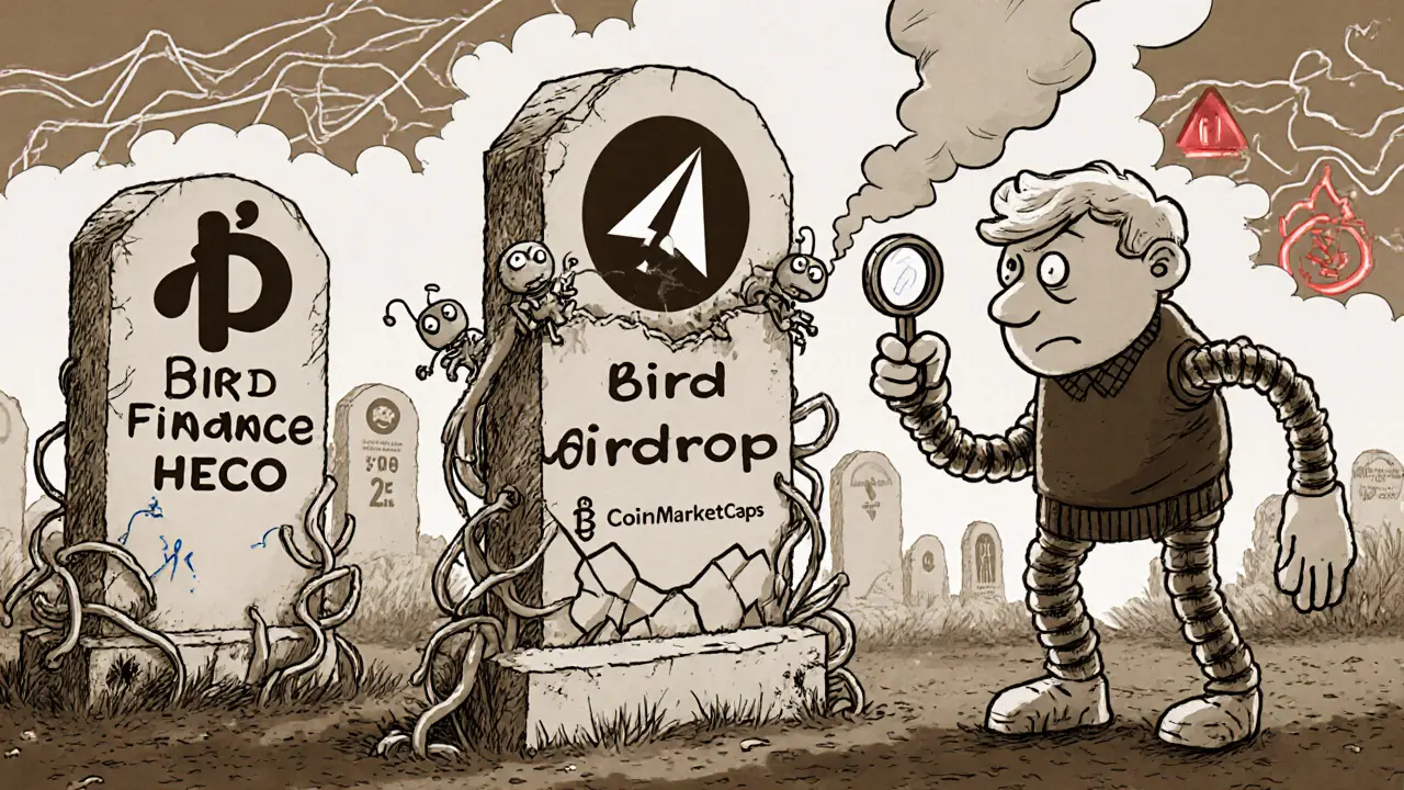 Bird Finance (HECO) CMC×BIRD Airdrop: What Really Happened and Why It Never Existed