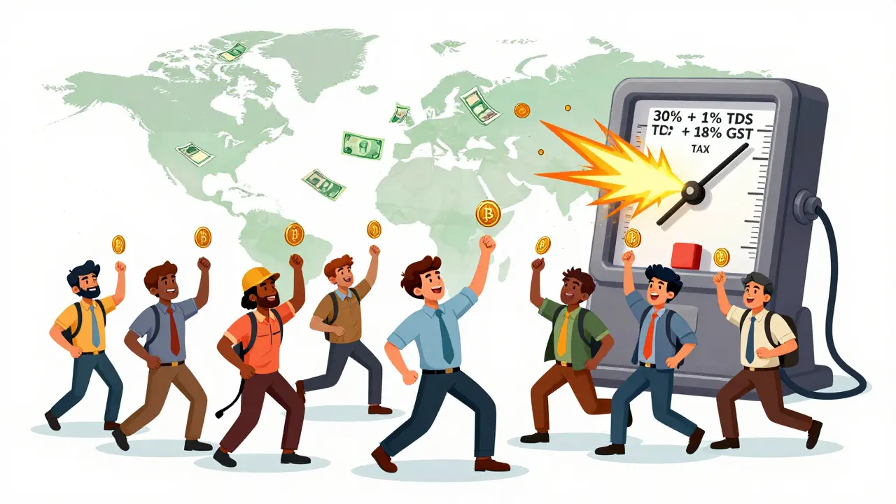 India Leads Global Crypto Adoption Despite Harsh Tax Rules