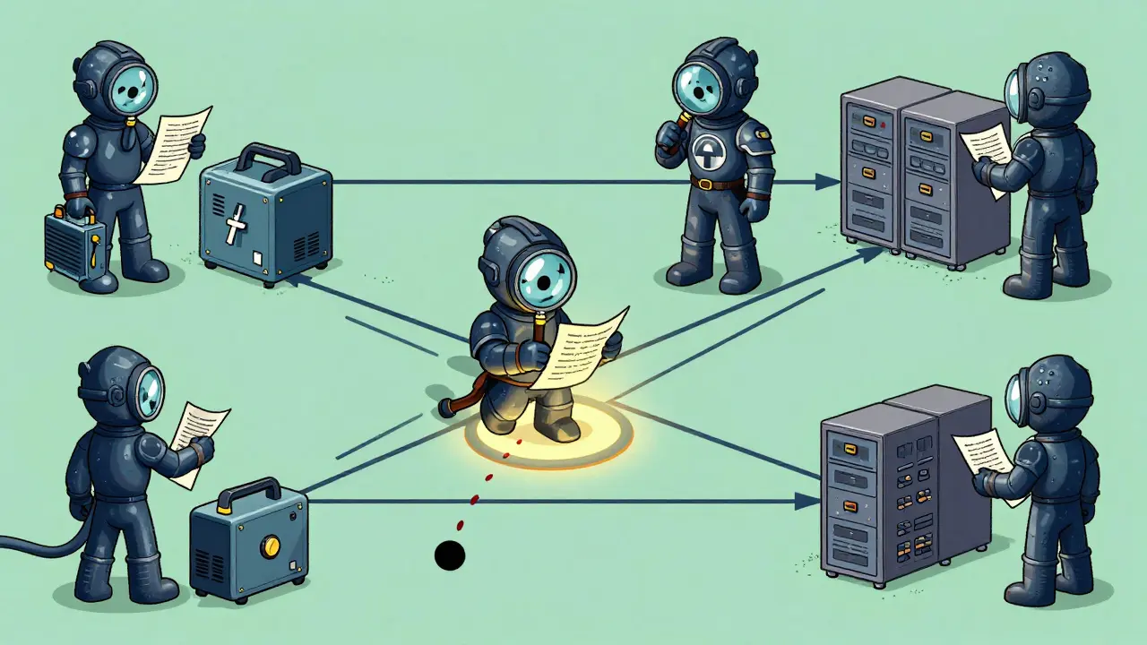 Illustration of redundant backup systems protecting stakers