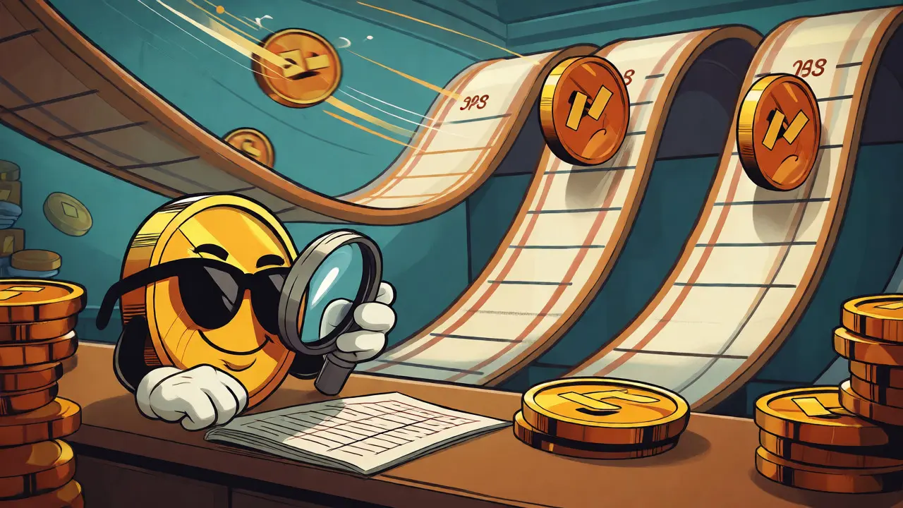 Anthropomorphic coins sliding down ramps to represent fast Liquid Network transactions.