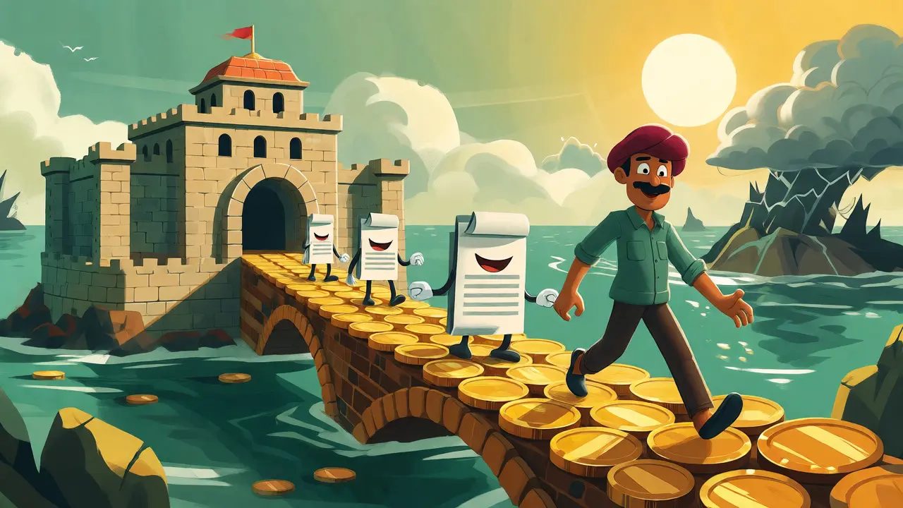 Safe passage across a coin bridge to a fortress of compliant domestic crypto exchanges.