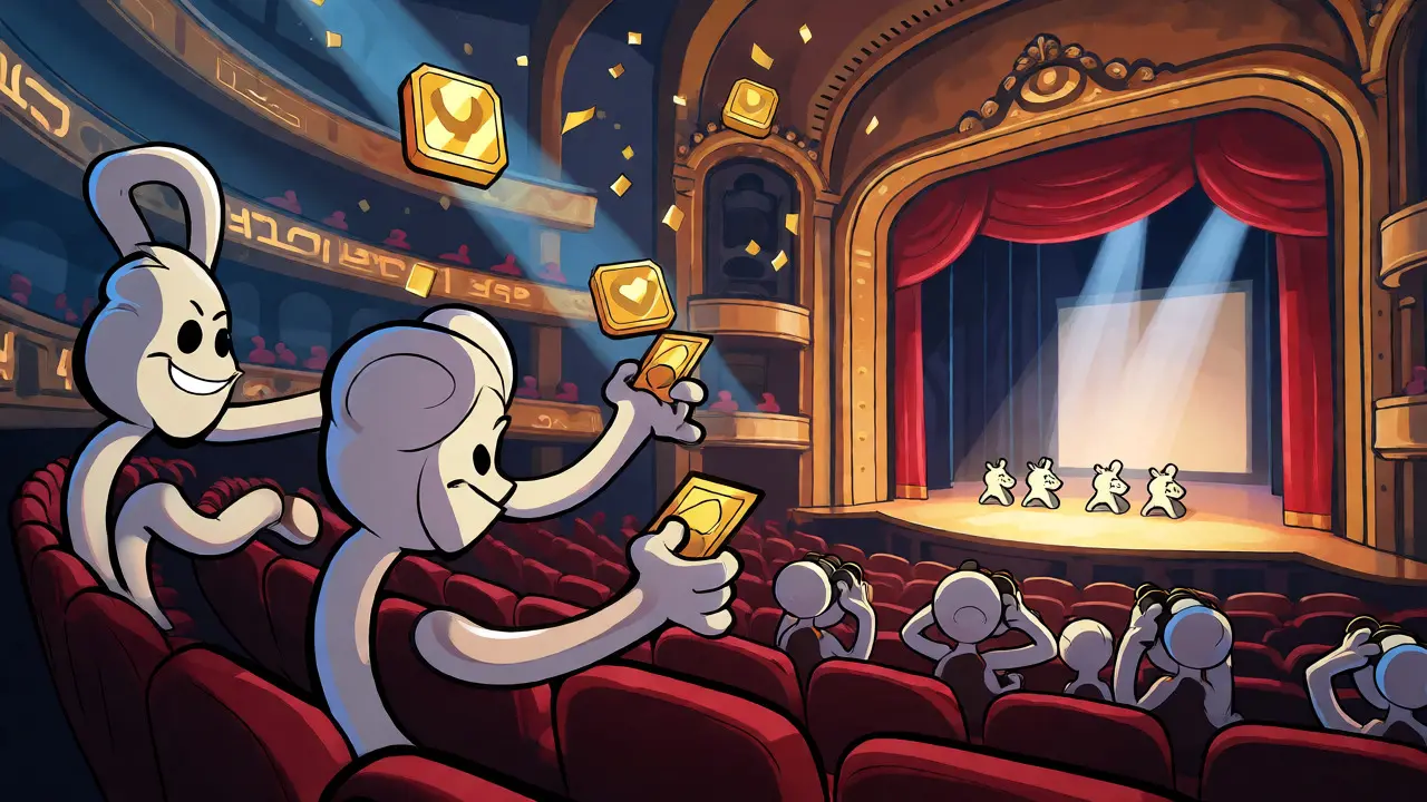 Tiered theater seating showing priority access for high-stakers